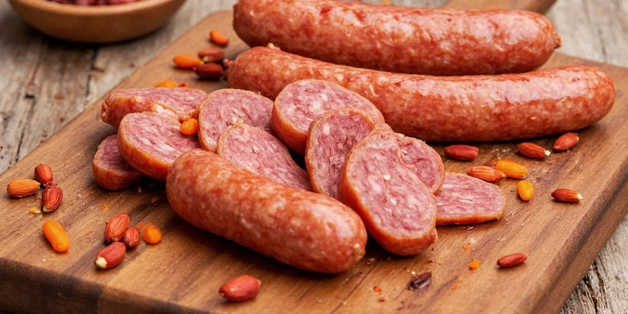 Testing a small sausage patty
