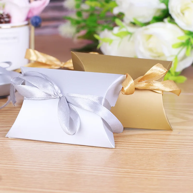 1 SILVER PILLOW BOX WEDDING FAVOURS  JEWELLERY GIFTS 