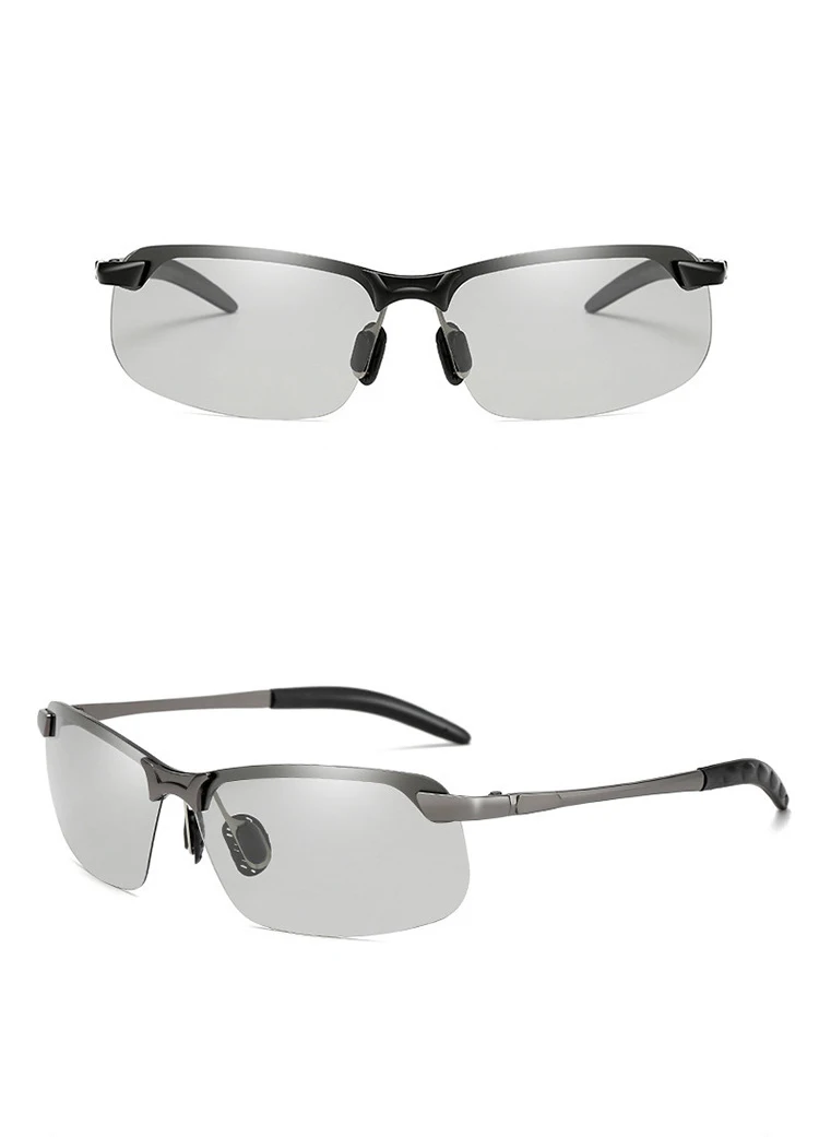 Photochromic Sunglasses Men Polarized Driving Chameleon Glasses Male Change Color Sun Glasses Day Night Vision Driver's Eyewear
