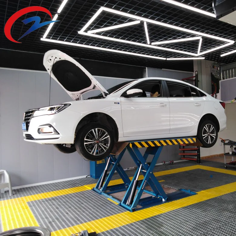 

3T Capacity CE Movable High Rise Scissor Platform Car Lift for Repair