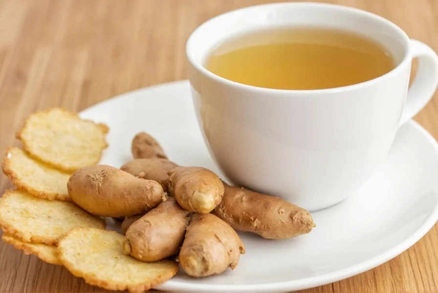 Selection of pregnancy-safe ginger tea options with clear ingredient labeling