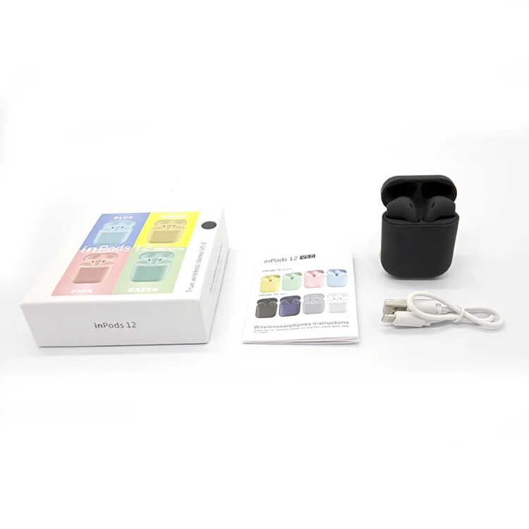 

Factory Wireless Earphone Ear Bud Tws Earbuds I12 With Custom Logo