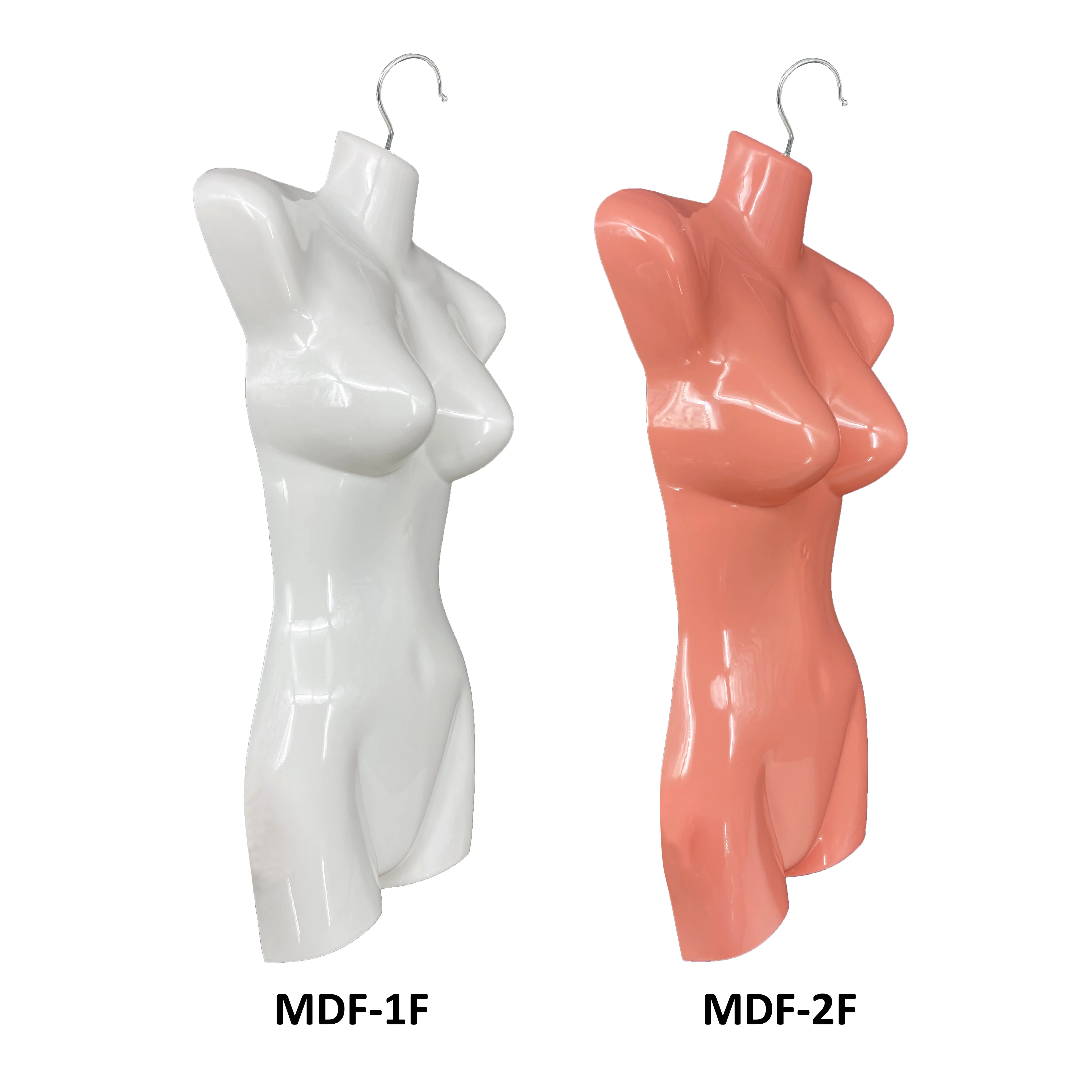 plastic half body display hanging mannequin