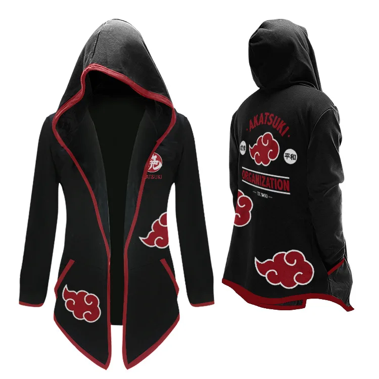 

Anime Cosplay Costumes Windbreaker Demon Slayer Blade Hooded Jacket Anime Akatsuki Four Generations Haruto Costumes, Picture shown