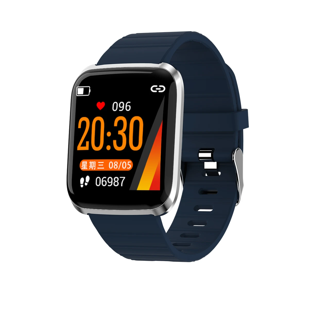 

RTS A116pro smart watch 1.3-inch single touch TFT wristband waterproof IP67 sport bracelet heart rate blood pressure monitoring