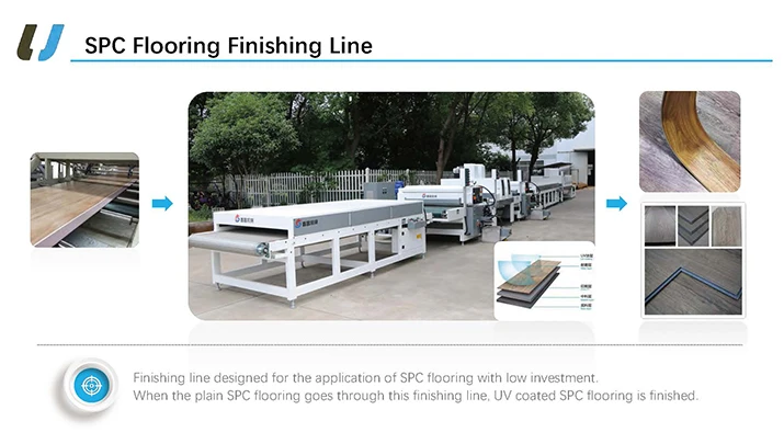 SPC WPC Vinyl Flooring Coating Machine