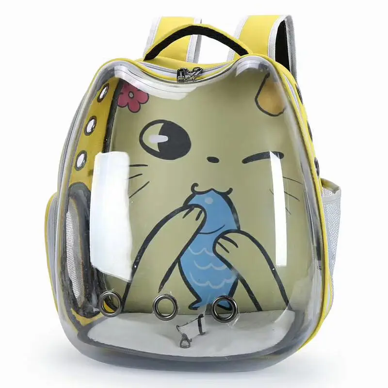 

new backpack carrier pet travel bag bubble transparent from anhui bags cat carrier bags breathable pet carriers backpack, Customized