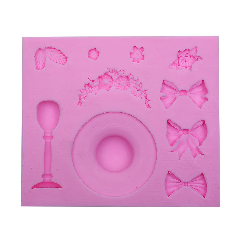 

Crown Various Shapes Diy Baking Set Household Silicone Fondant Mold for Baking Pastry Cake Tools Bakeware Mould Making 3d Crafts