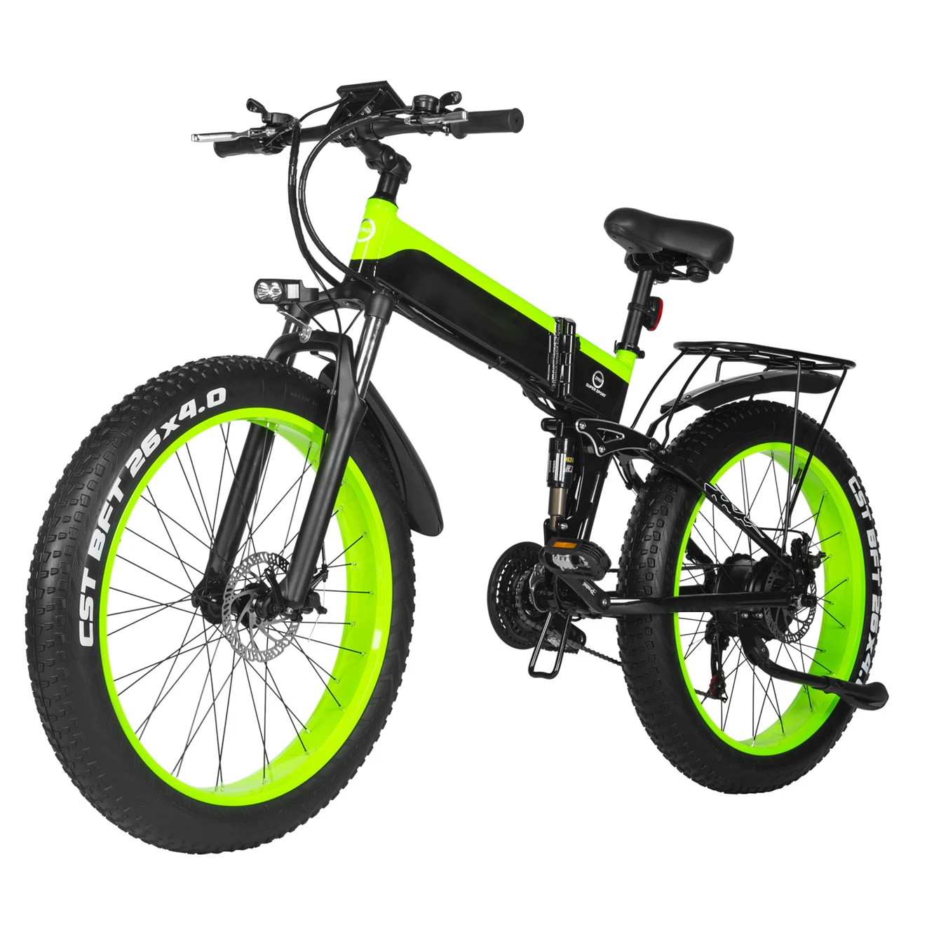 

Ready to ship free shipping 26 inch foldable frame mounted 12.8Ah battery hummer 48v 500w hub motor fat tire electric bike cycle, Customized