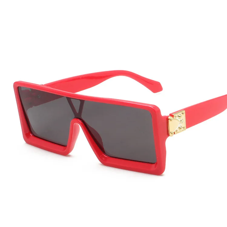 

New style oversized sunglasses fashion men and women UV protection square frame sunglasses 97049, Picture colors