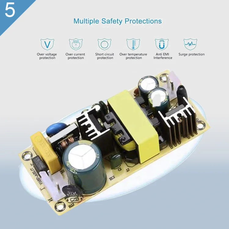 
Universal US USA Plug Wall Mount Switching Power Supply Adapter AC DC 3V 4.5V 5V 6V 7.5V 9V 12V 1A 2A 