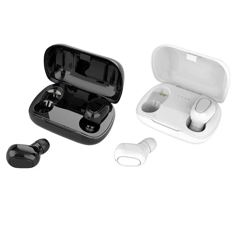 

Waterproof Sports L21 TWS Mini True BT Wireless Earphones Headphones Earbuds L21 Business Headset With Mic For All Phones