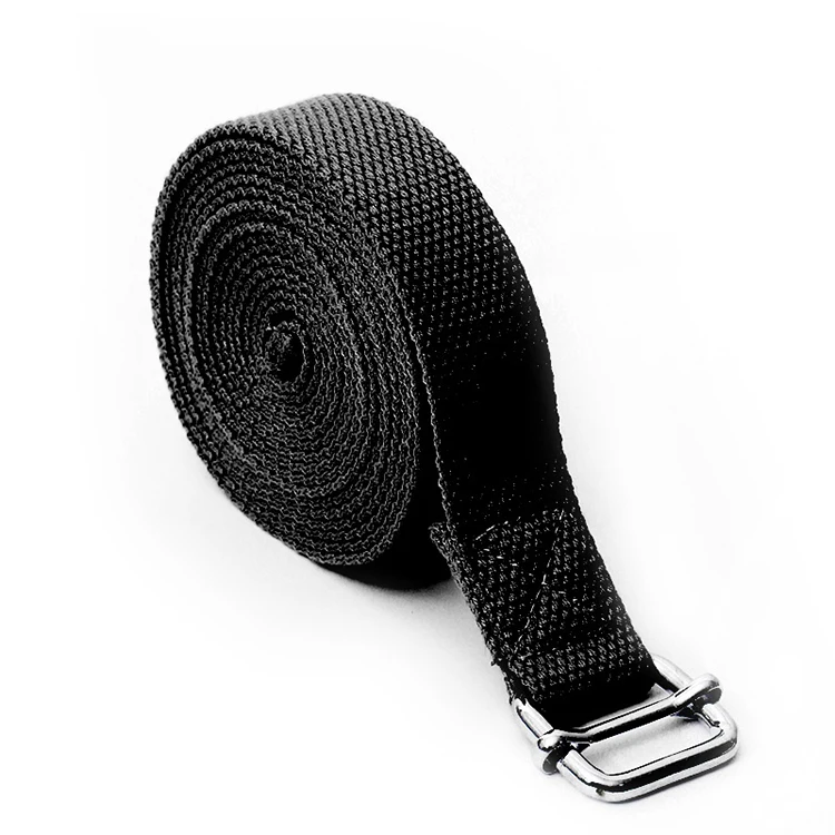 

Hot sale wholesale cotton elastic yoga mat carrying strap with logo, Stock color or customized
