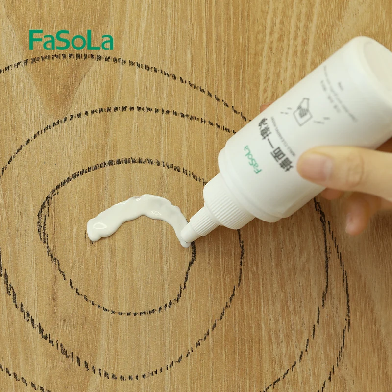 

Fasola Wall cleaning agent multifunctional wall scrawl cleansing gel cream paste stain cleanser, White