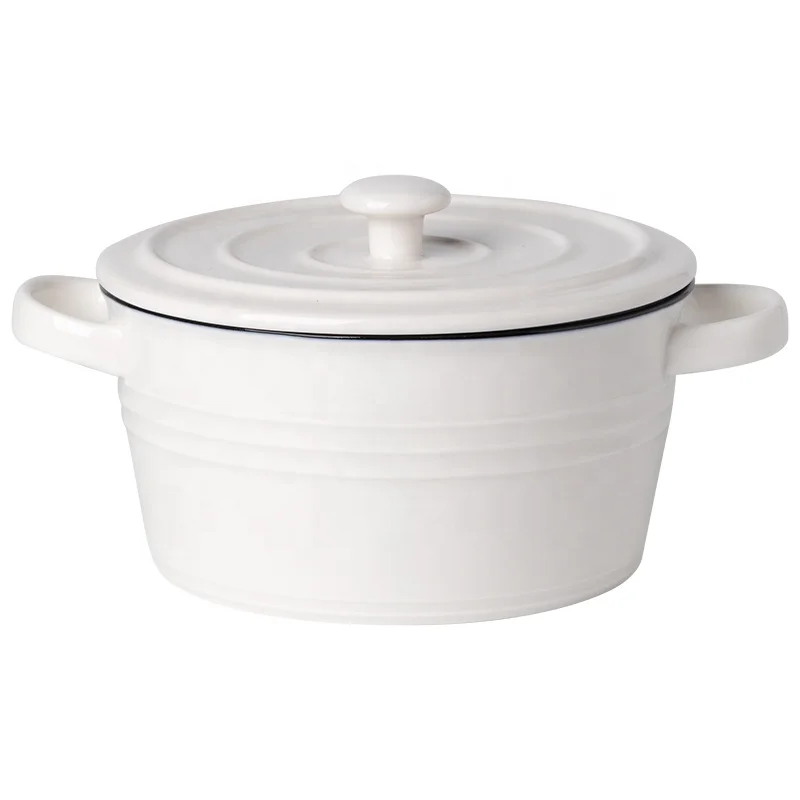 Ceramic Cooking Pots (White)