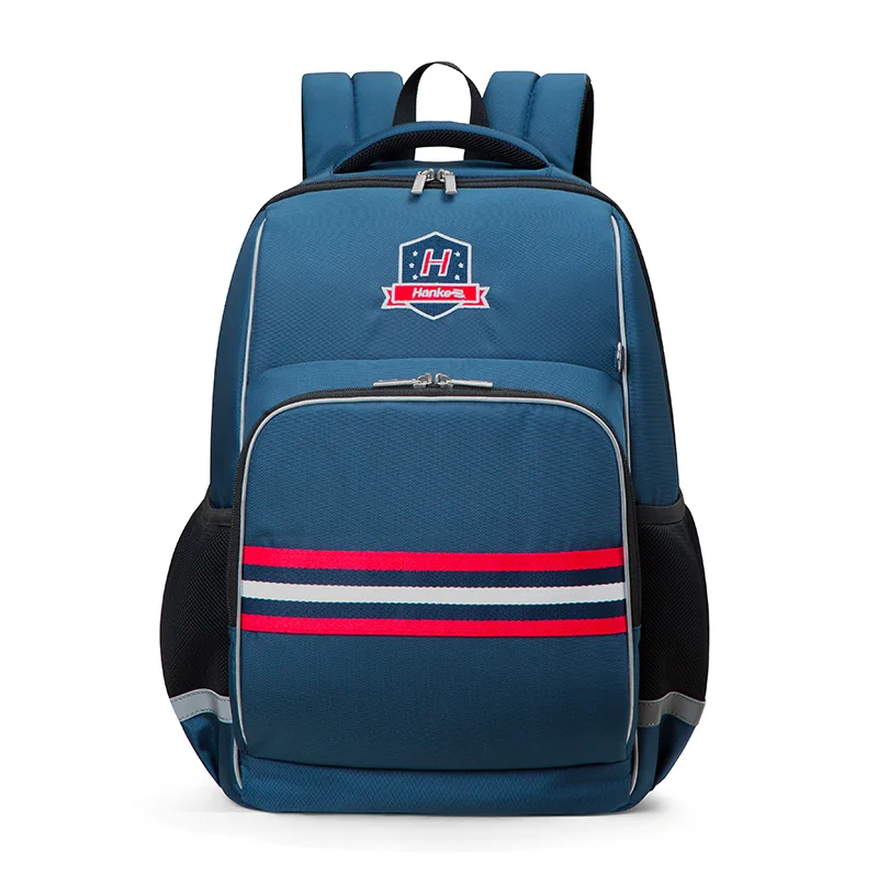 

Hanke Anti-bacterial new design primary kids backpack school bags lightweight waterproof red/blue backpack school