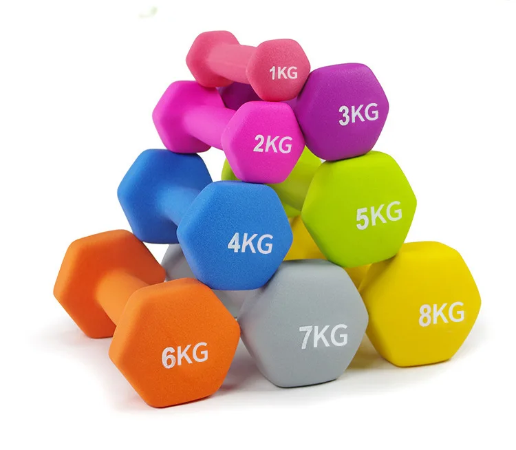 

2021 Weight LiftingTraining Dumbbell Home Gym Equipment Colorful Fitness Adjustable Dumbbell Set, Customized color