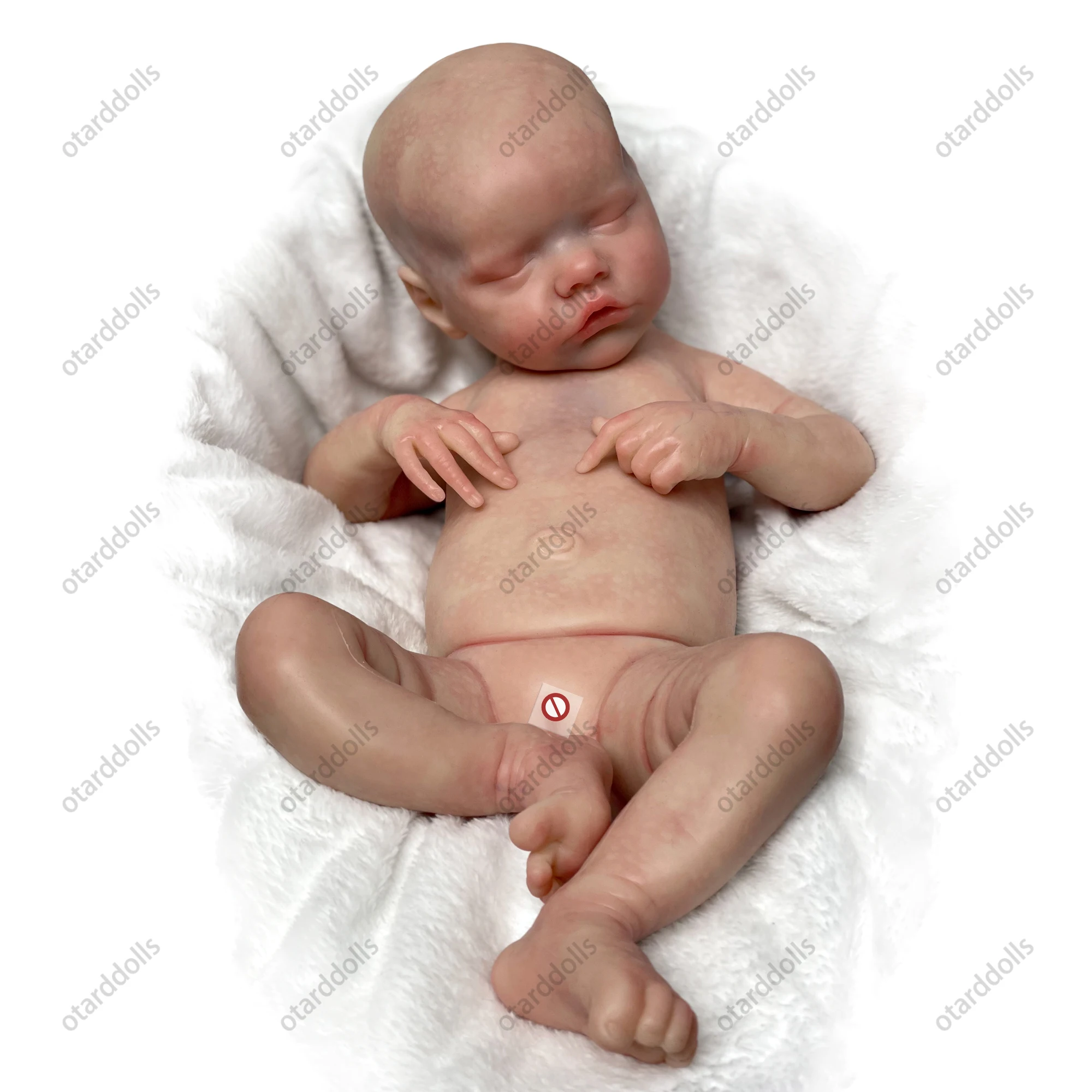

18 Inch Full Silicone Baby Reborn Doll Kits Handmade Bebe Newborn Dolls