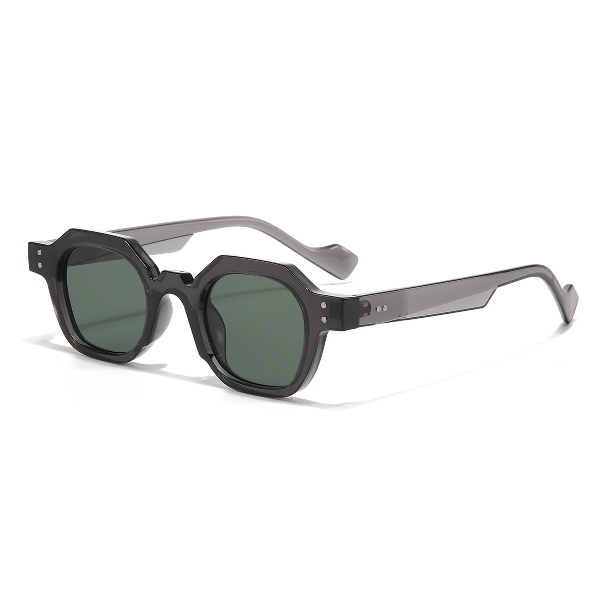 

New Years 2024 Womens Retro Polygon Sun Glasses Designer Sunglasses Men 2023 Grey Fashion Eyewear SZ2002