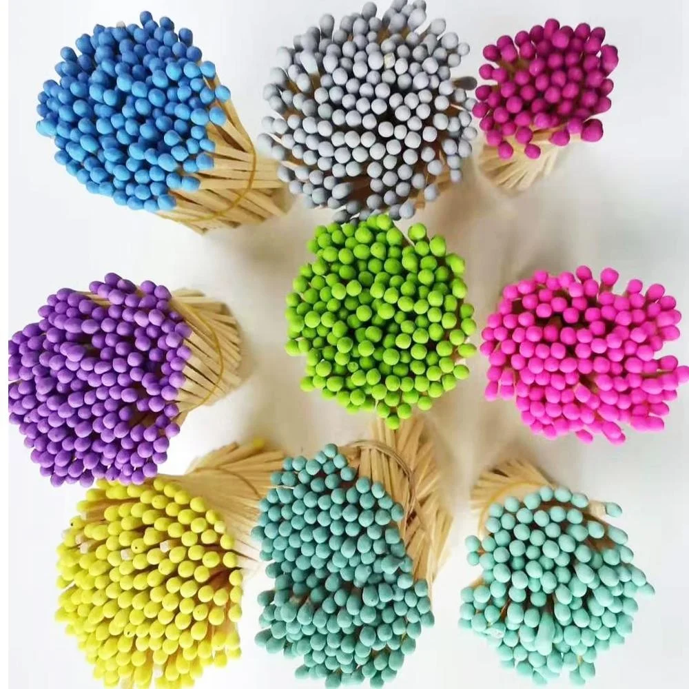 

Cheap Extra Long Colored Head White Wooden Matchsticks