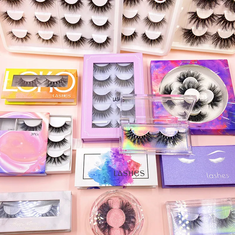 

100% real mink eyelashes 25mm mink eyelash eyelashes sample