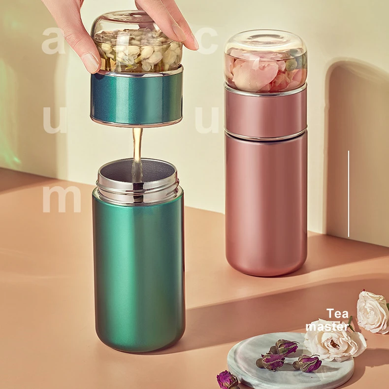 

Stainless Steel Travel Mug with Strainer Tea Bottle for Loose Leaf Tea,Tea Bottle with Mesh Filter