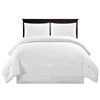 18JREA203 superior layla trellis luxury hotel bedding embroidered comforter set with pillow shams