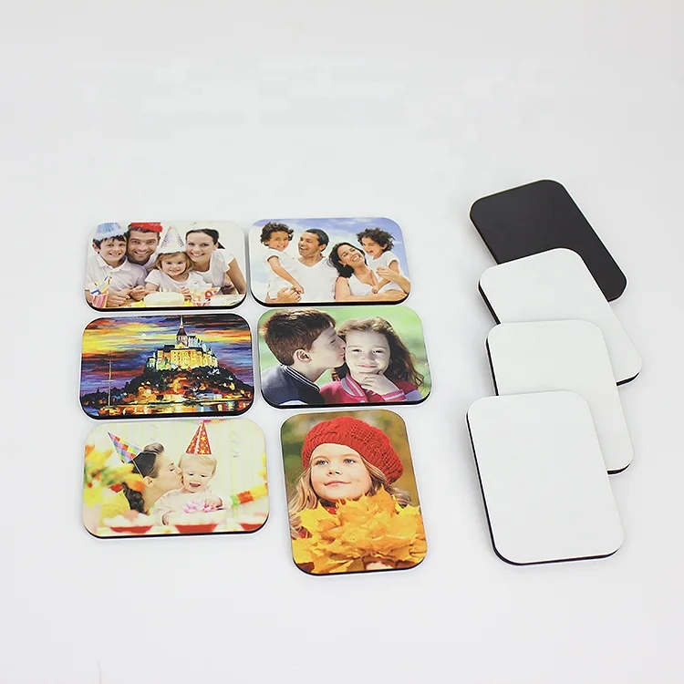 

Sublimation MDF board Blank Fridge Magnets For Promotion, Customized color
