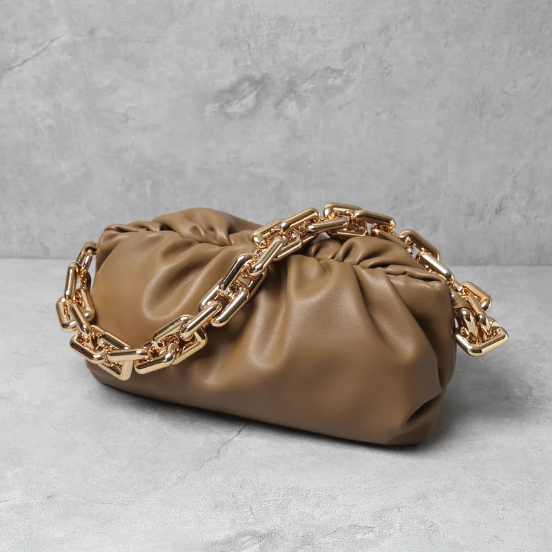 

Luxury designer bags bag women handbags luxury ladies Genuine Cow Leather cloud handbag leather cow hide cloud bags, White/black/green/orange/brown