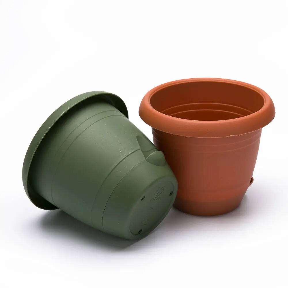 

Chinese modern design cute outdoor flower pots supplier and planters pot for plant flower, Clay color