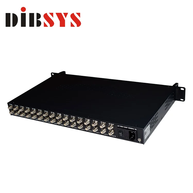 

DIBSYS Digital TV Headend Receiver 16 FTA DVB-S/S2/S2X/DVB-C/T2/ISDB-T/ATSC Tuner IP Gateway