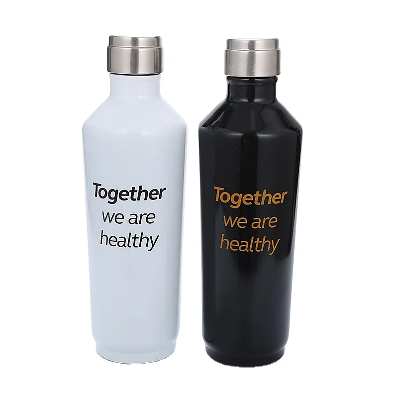

OEM Portable 500ML Vacuum Insulated Water Bottle Stainless Steel Flasks, Black, white, green and custom color