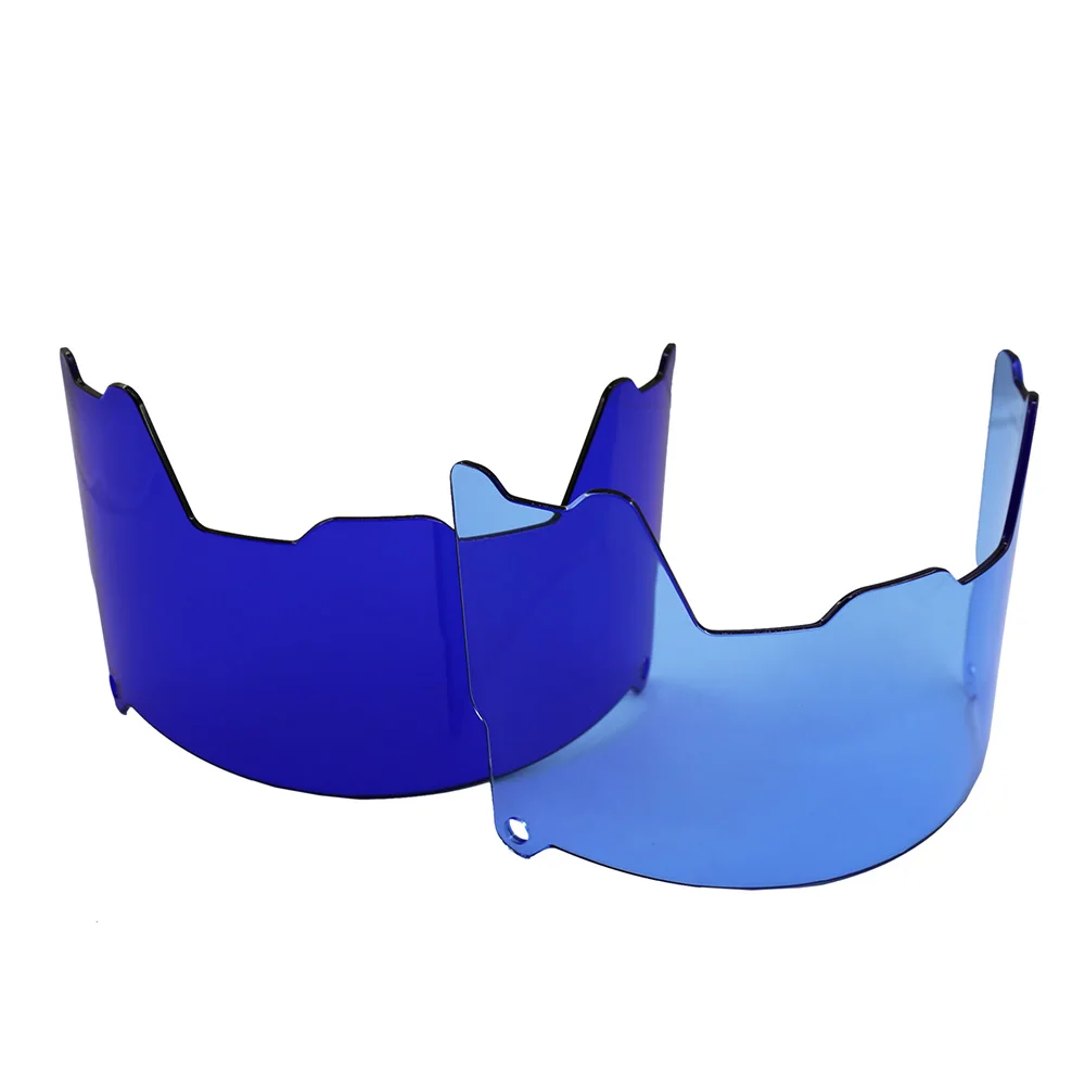 

FV007 GY American Football visor Light blue & Dark blue