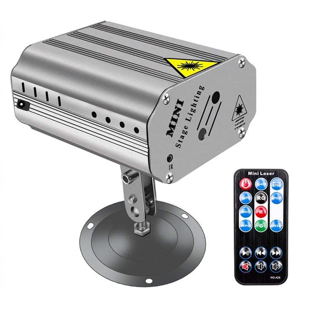 

U`King Remote Controlled Mini R&G Laser Pattern Projector