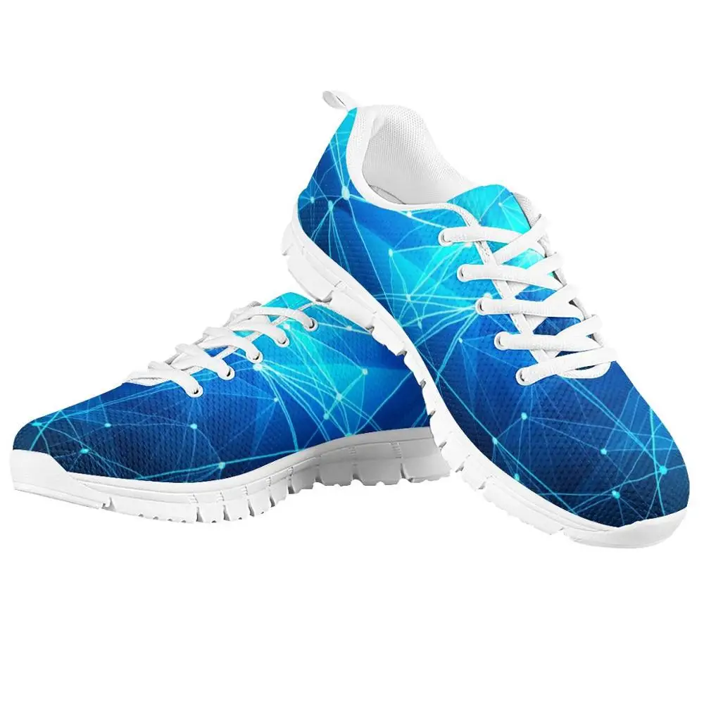 

THIKIN Custom Printed Men Football Team SportShoes Comfortable Lace Up Athletic Sneakers Fashion Spring Breathable Running Shoes, Colorful