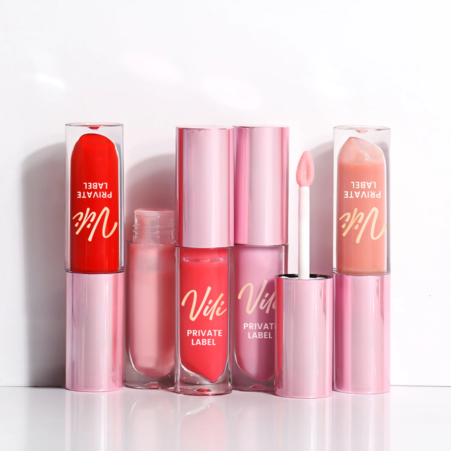 Makeup Factory Waterproof Lip Gloss Private Label Cosmetics Matte Finish Long-Lasting Lip Gloss Makeup