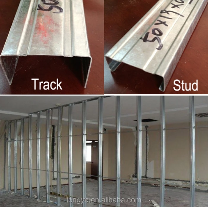 Drywall Metal Stud And Track For Wall Partition Buy Metal Stud And