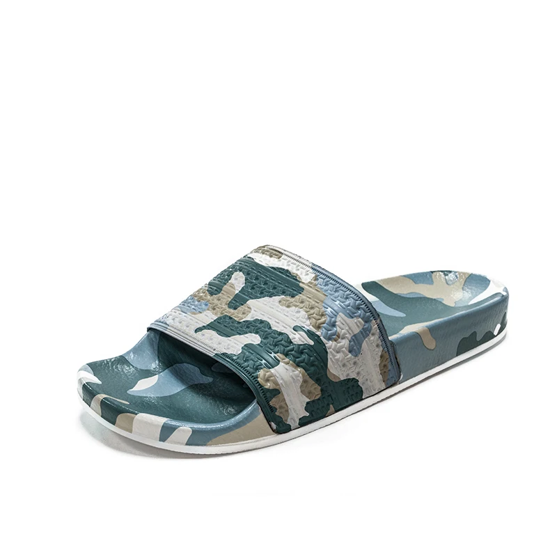 

Latest New Fancy Bling Summer Slide Sandals Fashion Flat camouflage Slippers, Purple