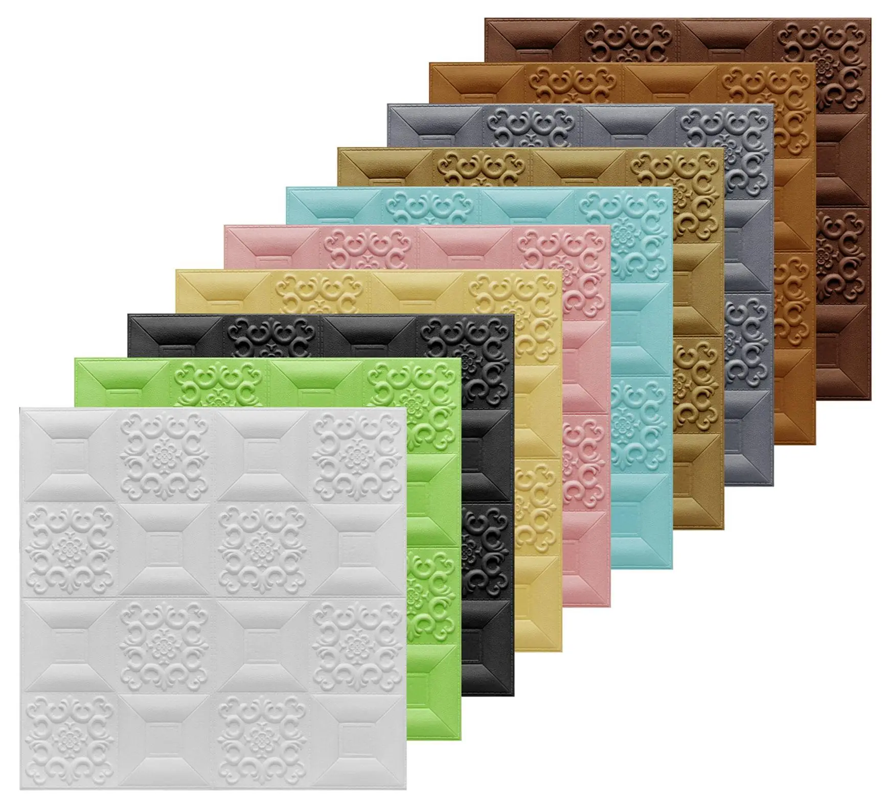 
2021 3D brick wallpaper self adhesive brick tile for interior wall decoration XPE foam wall sticker 