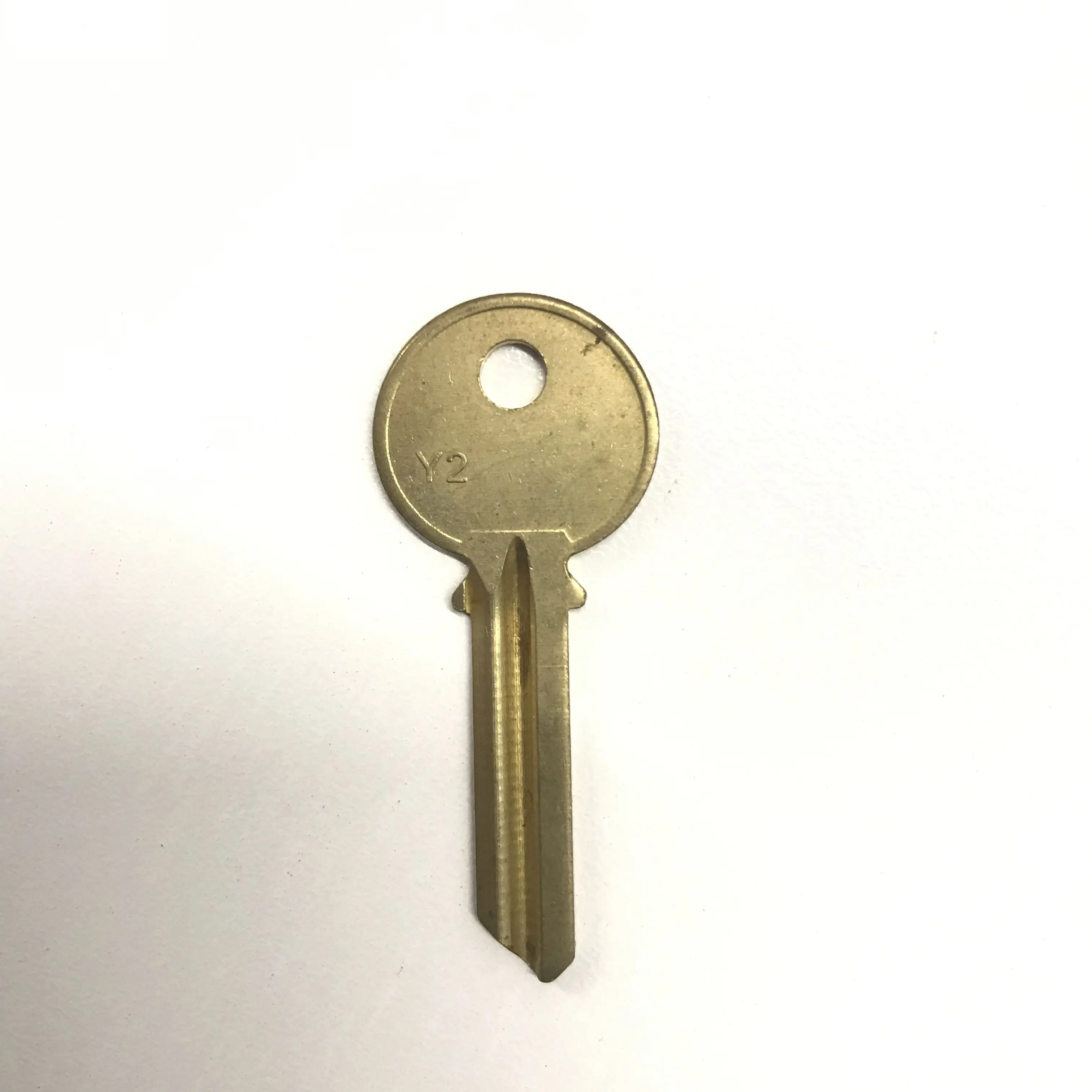 

High quality low price residential brass blank key Y2 for household locksmiths supplies at factory prices, Shown