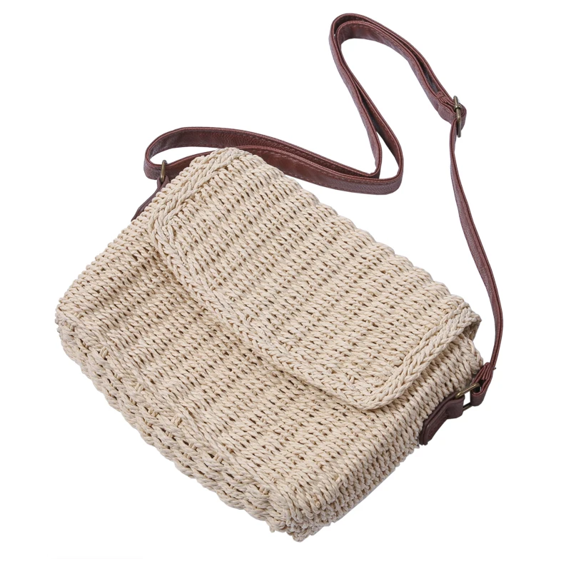 

Factory direct fashion all-match straw beach bag single crossbody shoulder handbag for women, Customizable