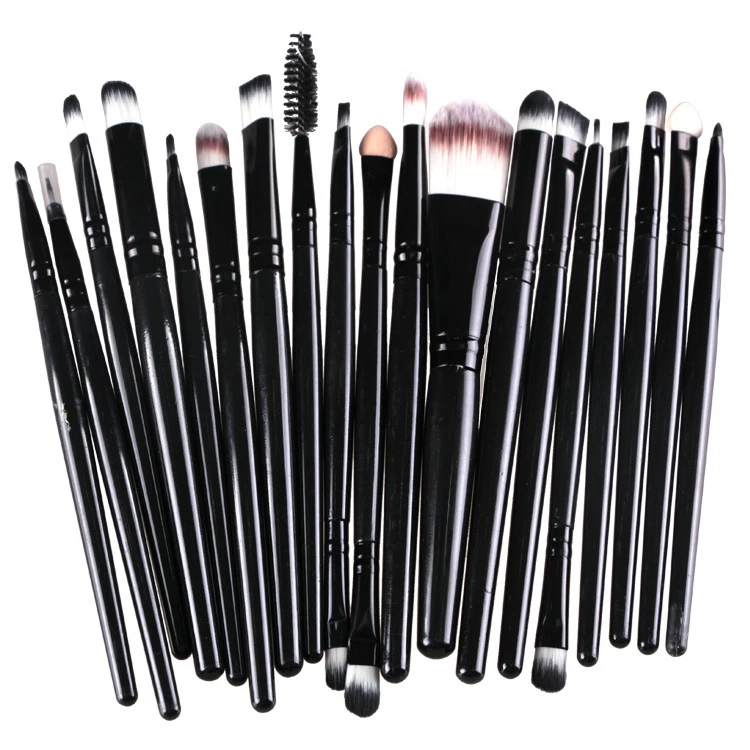 

Dropshipping Beauty Accessories 2021 Eye Shadow Brow Eyeshadow Eyebrow Makeup Brush Set 20 Pcs Professional Make Up Brushes, 22 colors option