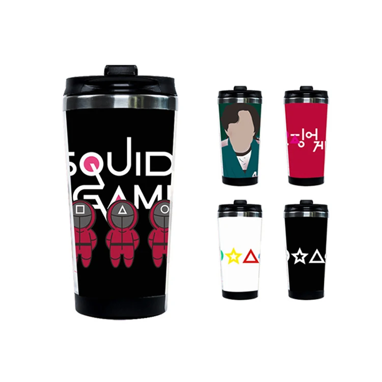 

New Design Products Amazon Top Seller Products Eco-friendly Squid Game Gift Squid Game Gift Birthday Gift Thermo Mug