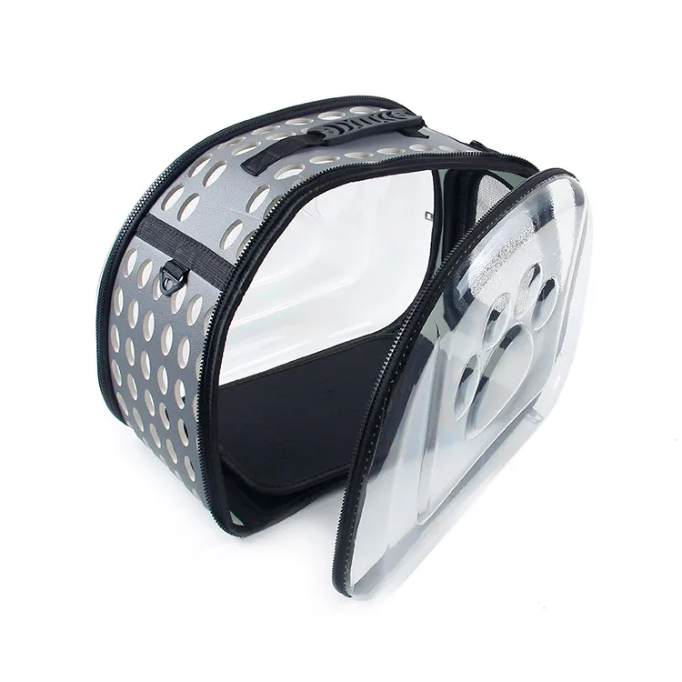 

Elegant design new Clear PVC EVA  cat carrier cage tote bag carrier pet