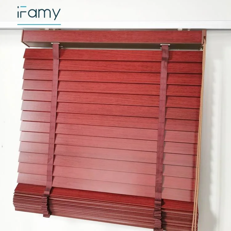 

Solid Wooden Blinds Slats Punching Customized Wooden Shutter Blinds, Many color option