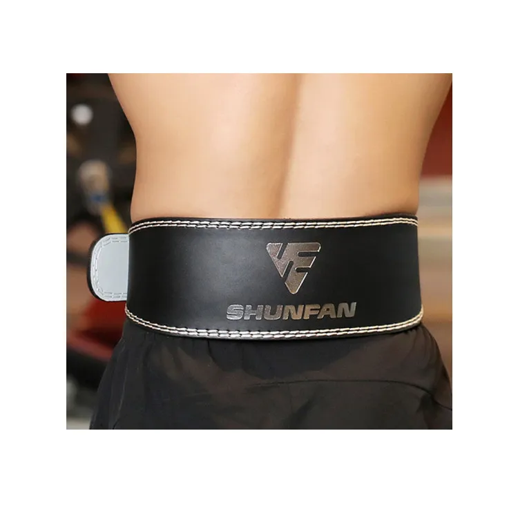 

Leather Weight Lifting Belt Adjustable training sports Weightlifting Heavy Duty Workout Training Strength Training Equipment, Black