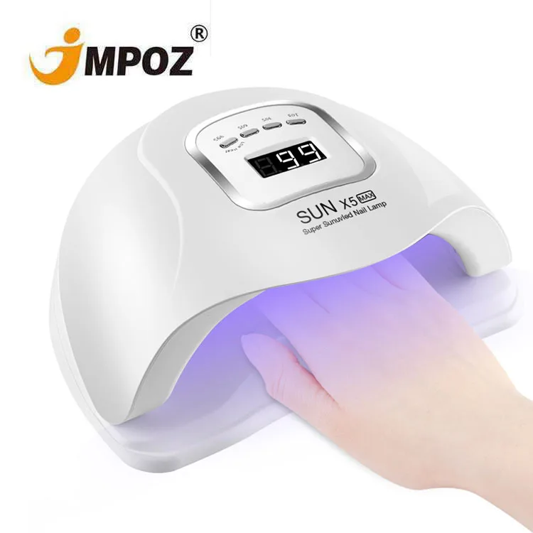 

Oem Custom Logo sun x5max 48pcs led 80W 150W Manicure Pedicure Polish Led Uv Nail Lamp Gel Machine Dryer Nail Lamp, White