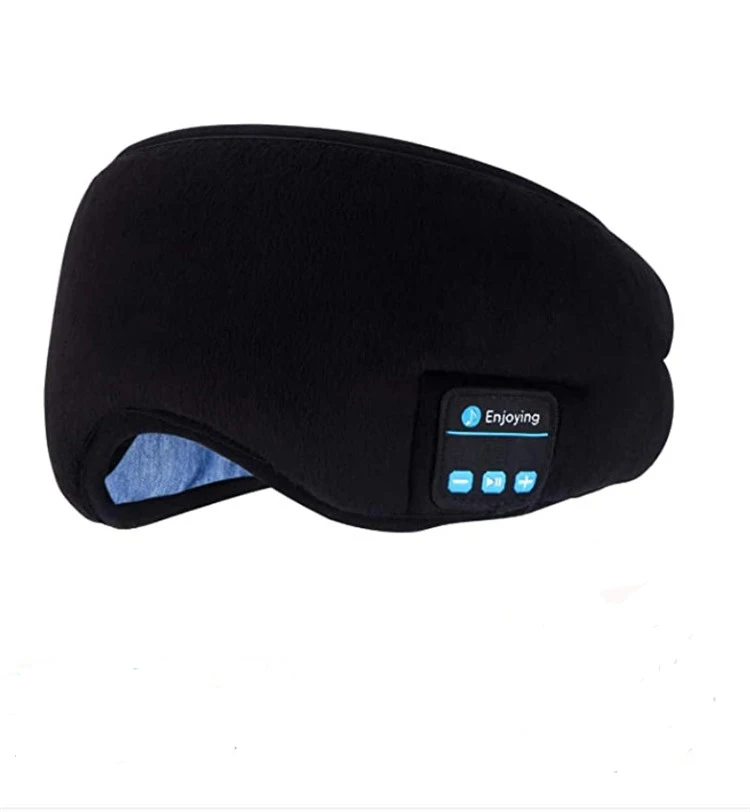 

Amazon top selling bluetooth sleep eye mask wireless headsets with microphone, Black/grey/leopord