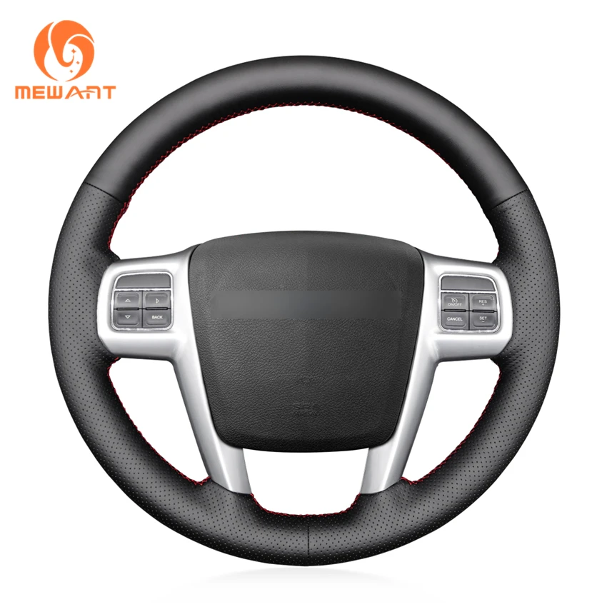 

Hand Stitching Artificial Leather Steering Wheel Cover for Chrysler 200 300 Town and Country Grand Voyager 2011 2012 2013-2016