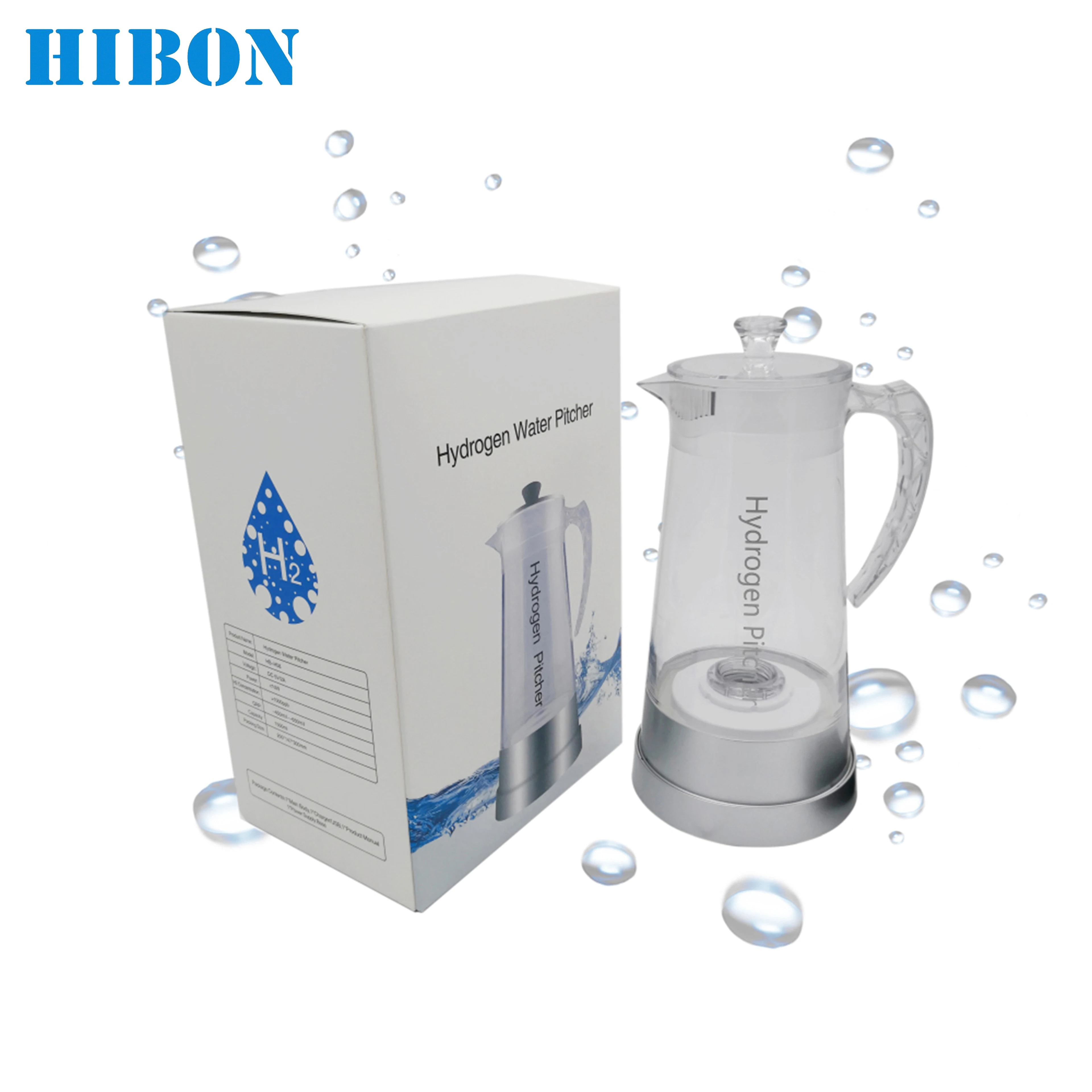 
Portable Hydrogen Water Pitcher Brand new Design Frosted Square Kettle  (60464362930)